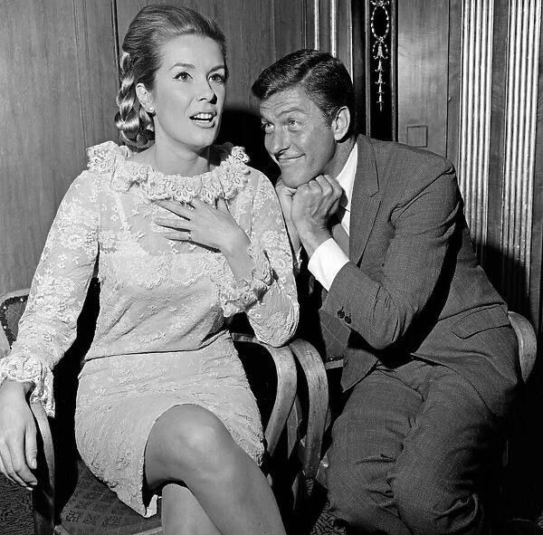 Dick Van Dyke and Sally Ann Howes at The Dorchester Hotel