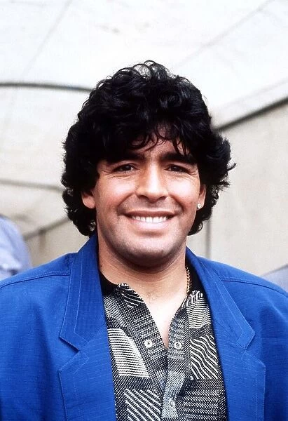 Diego Maradona Football player for Argentina August 1987