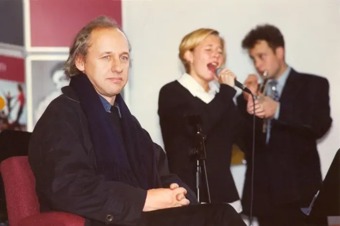 Framed Print : Dire Straits frontman Mark Knopfler is the guest of honour at the official opening