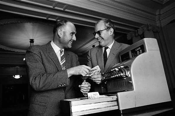 Director Gerald Thomas (left) and Producer Peter Rogers. 9th December 1964