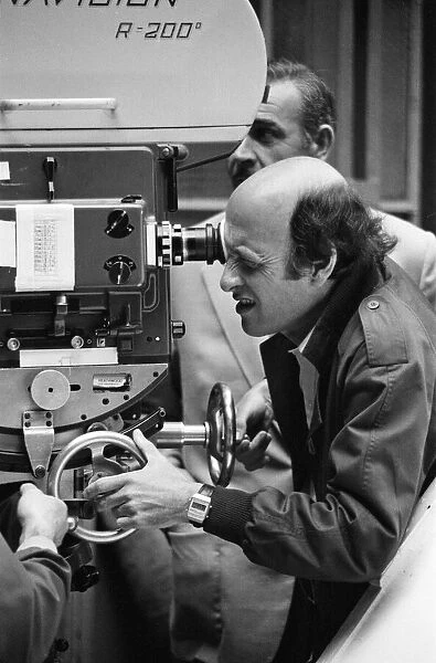 Director Richard Lester and actor Sean Connery on the set of 'Cuba'in Cadiz