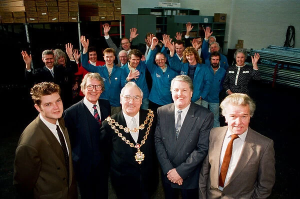 Directors and staff of D Berry & Co of Handsworth, pictured during their silver jubilee