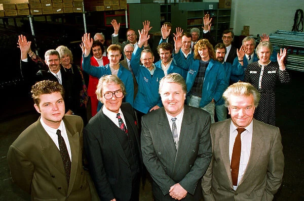 Directors and staff of D Berry & Co of Handsworth, pictured during their silver jubilee