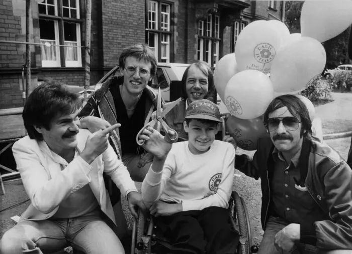 Framed Print : Disabled youngster Steven Graham officially launching Radio Lollipop at the Fleiming