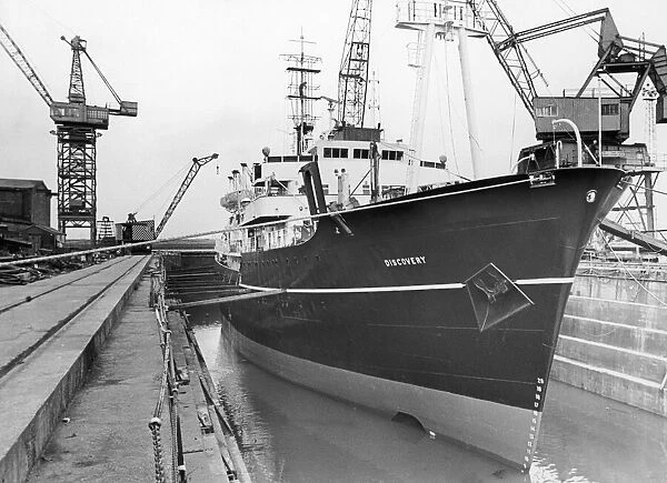The Discovery seen here in Smiths Dock South Bank. 11th September 1980
