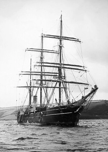The Discovery, the ship in which Captain Scott made his South Polar expedition