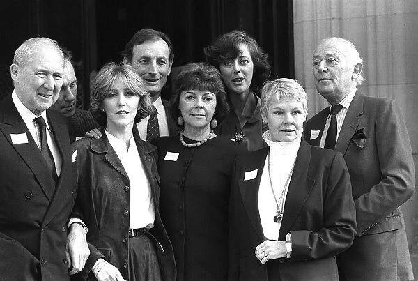 Dislexia Campaign November 1987, Showbiz stars turn out to attend the campaign at