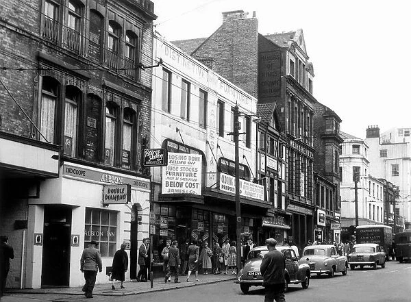 Distinctive Furniture shop in Newgate Street, Newcastle in 1961