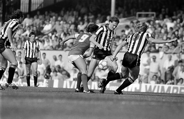 Division 1 football. Arsenal 0 v. Newcastle 0. September 1985 LF15-22-029