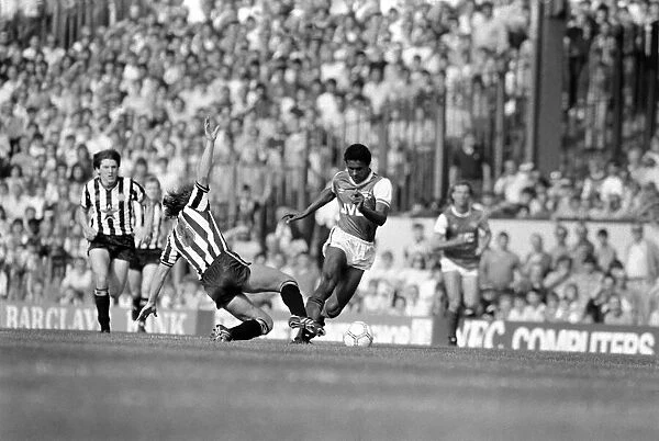 Division 1 football. Arsenal 0 v. Newcastle 0. September 1985 LF15-22-037