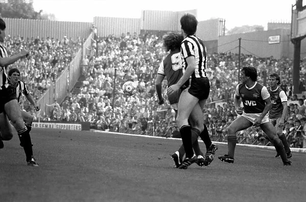 Division 1 football. Arsenal 0 v. Newcastle 0. September 1985 LF15-22-024