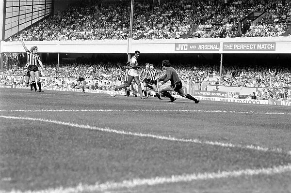 Division 1 football. Arsenal 0 v. Newcastle 0. September 1985 LF15-22-007