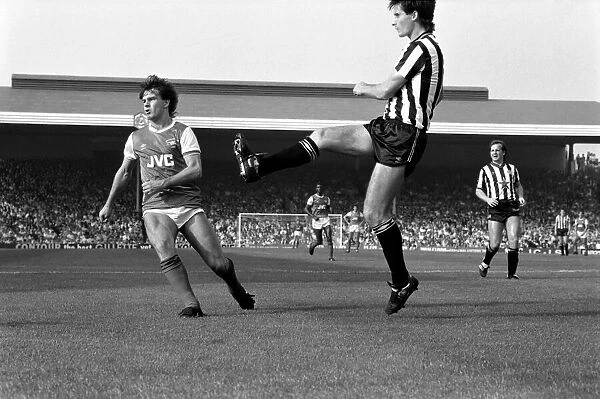 Division 1 football. Arsenal 0 v. Newcastle 0. September 1985 LF15-22-016