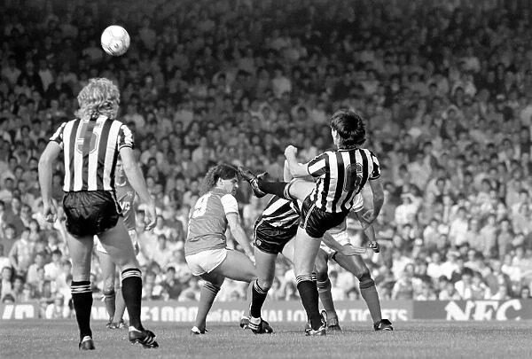 Division 1 football. Arsenal 0 v. Newcastle 0. September 1985 LF15-22-036