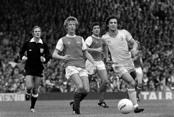 Division 1 football. Arsenal 1 v. Nottingham Forest 0. September 1980 LF04-37-078