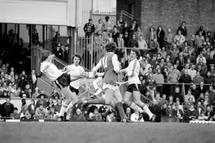 Framed Print : Division 1 football. Arsenal 1 v. Ipswich 0. March 1982 LF08-12-049 Framed Print : Division 1 football. Arsenal 1 v. Ipswich 0. March 1982 LF08-12-049