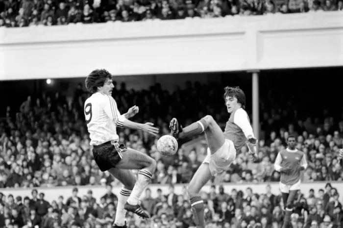Framed Print : Division 1 football. Arsenal 1 v. Ipswich 0. March 1982 LF08-12-054 Framed Print : Division 1 football. Arsenal 1 v. Ipswich 0. March 1982 LF08-12-054