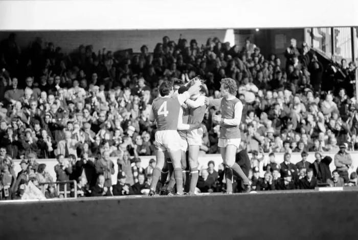 Framed Print : Division 1 football. Arsenal 1 v. Ipswich 0. March 1982 LF08-12-021
