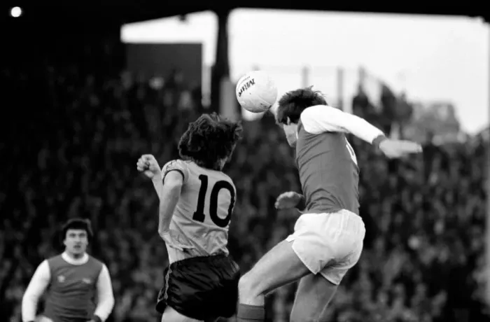 Framed Print : Division 1 football. Arsenal 1 v. Wolves 0. December 1980 LF05-31-043