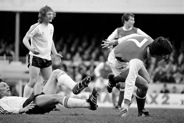 Division 1 football. Arsenal 1 v. Ipswich 0. March 1982 LF08-12-041