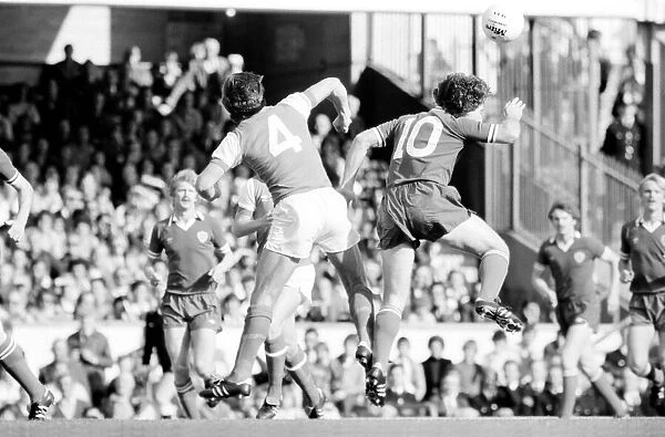 Division 1 football. Arsenal 1 v. Leicester 0. October 1980 LF04-38