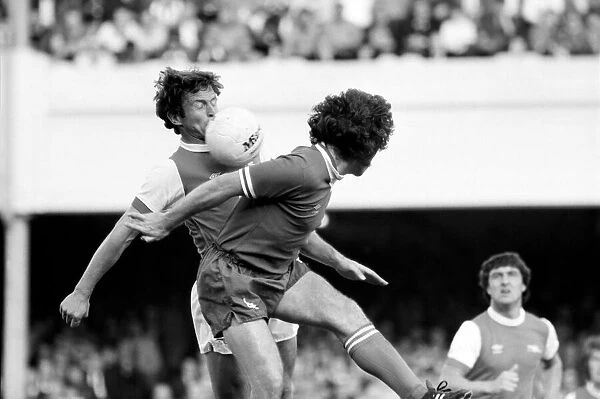 Division 1 football. Arsenal 1 v. Leicester 0. October 1980 LF04-38-047