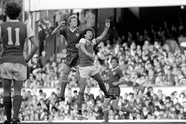 Division 1 football. Arsenal 1 v. Leicester 0. October 1980 LF04-38-015