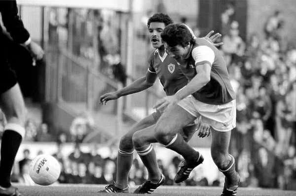 Division 1 football. Arsenal 1 v. Leicester 0. October 1980 LF04-38-054