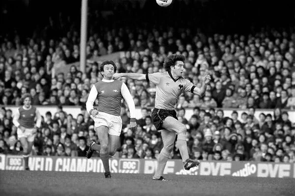 Division 1 football. Arsenal 1 v. Wolves 0. December 1980 LF05-31-002
