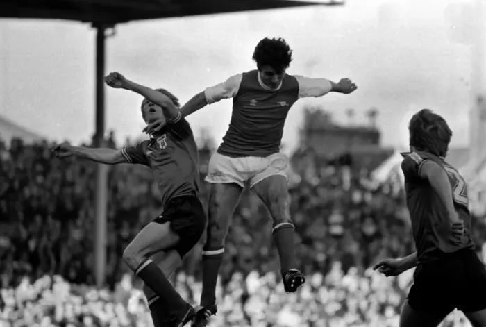 Framed Print : Division 1 football. Arsenal 2 v. Sunderland 2. October 1980 LF04-44-009 Framed Print : Division 1 football. Arsenal 2 v. Sunderland 2. October 1980 LF04-44-009