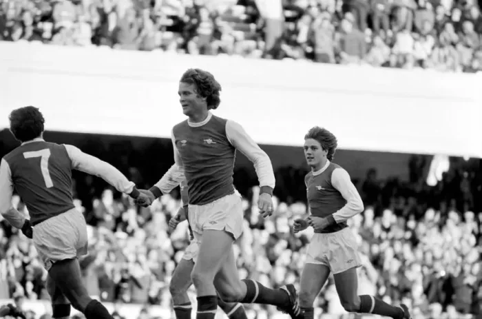 Framed Print : Division 1 football. Arsenal 2 v. Sunderland 2. October 1980 LF04-44-099 Framed Print : Division 1 football. Arsenal 2 v. Sunderland 2. October 1980 LF04-44-099