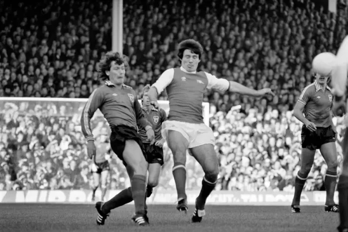 Framed Print : Division 1 football. Arsenal 2 v. Sunderland 2. October 1980 LF04-44-001 Framed Print : Division 1 football. Arsenal 2 v. Sunderland 2. October 1980 LF04-44-001