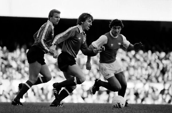Division 1 football. Arsenal 2 v. Sunderland 2. October 1980 LF04-44-007