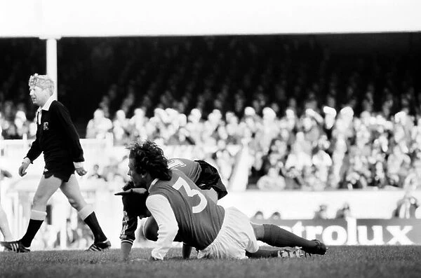 Division 1 football. Arsenal 2 v. Sunderland 2. October 1980 LF04-44-068