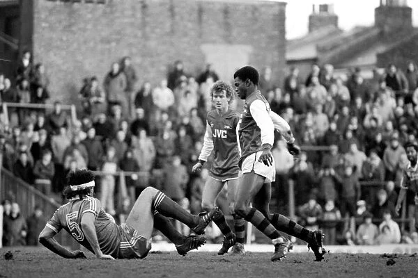 Division 1 football. Arsenal 3 v. Brighton and Hove Albion 1. February 1983 LF12-26-036