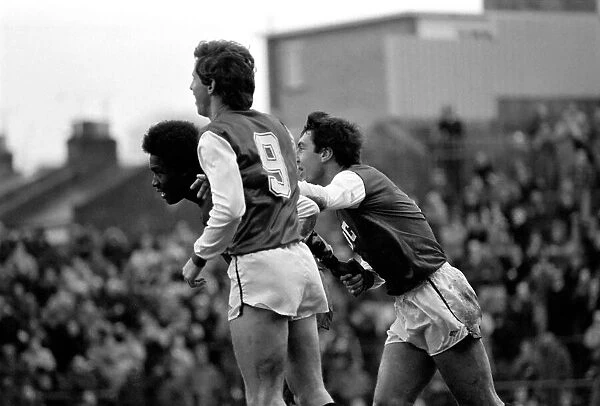 Division 1 football. Arsenal 3 v. Brighton and Hove Albion 1. February 1983 LF12-26-017