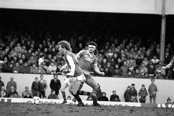 Division 1 football. Arsenal 3 v. Brighton and Hove Albion 1. February 1983 LF12-26-013