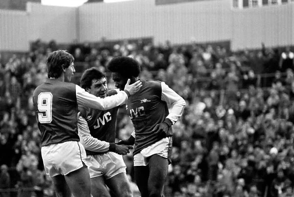 Division 1 football. Arsenal 3 v. Brighton and Hove Albion 1. February 1983 LF12-26-018