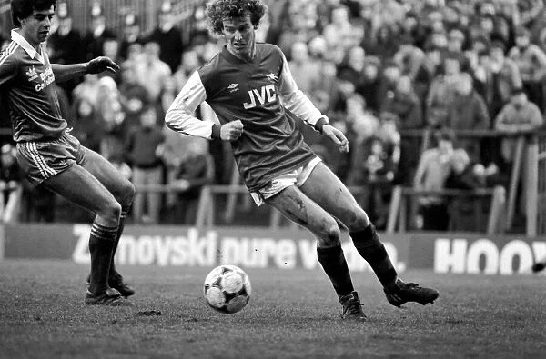 Division 1 football. Arsenal 3 v. Brighton and Hove Albion 1. February 1983 LF12-26-031