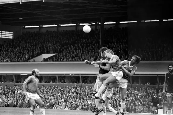 Framed Print : Division 1 football. Birmingham City 1 v. Aston Villa 2. October 1980 LF04-45-005 Framed Print : Division 1 football. Birmingham City 1 v. Aston Villa 2. October 1980 LF04-45-005