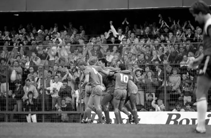 Framed Print : Division 1 football. Chelsea 2 v. Southampton 0 September 1985 LF15-16-034 Framed Print : Division 1 football. Chelsea 2 v. Southampton 0 September 1985 LF15-16-034