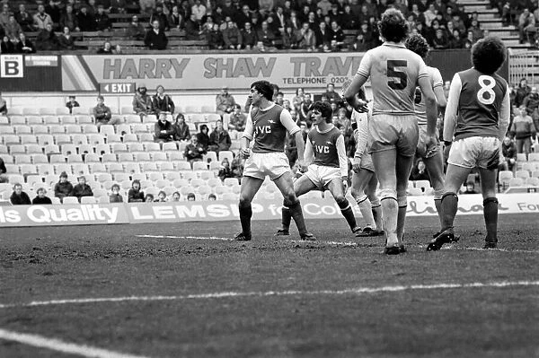 Division 1 football. Coventry 1 v. Arsenal 0. March 1982 LF08-06-015