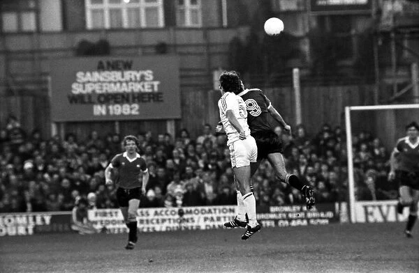 Division 1 football. Crystal Palace 1 v. Manchester United 0 November 1980 LF05-08-051