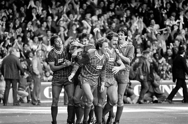 Division 1 football. Queens Park Rangers 0 v. Liverpool 1. October 1983 LF14-09-071