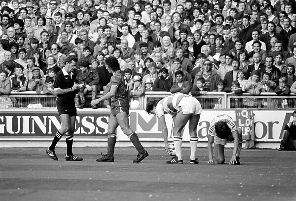 Division 1 football. Queens Park Rangers 0 v. Liverpool 1. October 1983 LF14-09-004