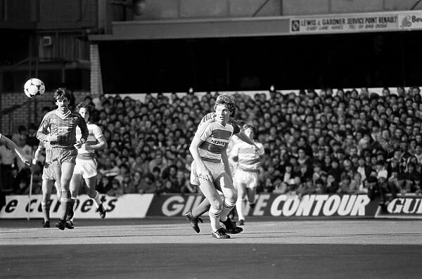 Division 1 football. Queens Park Rangers 0 v. Liverpool 1. October 1983 LF14-09-022