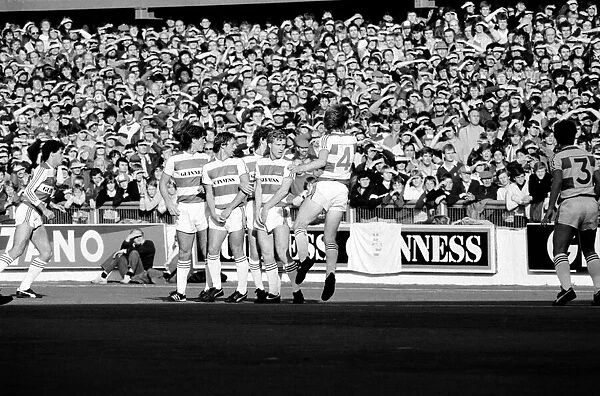 Division 1 football. Queens Park Rangers 0 v. Liverpool 1. October 1983 LF14-09-066