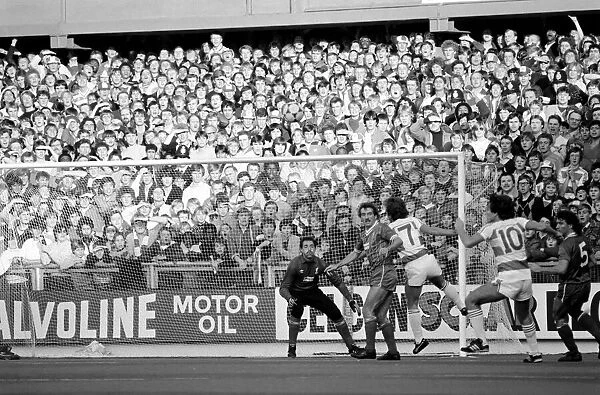 Division 1 football. Queens Park Rangers 0 v. Liverpool 1. October 1983 LF14-09-014