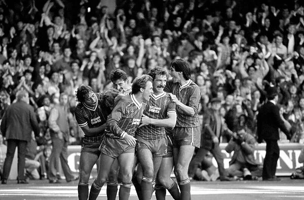 Division 1 football. Queens Park Rangers 0 v. Liverpool 1. October 1983 LF14-09-072