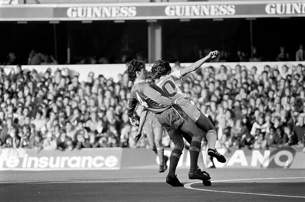 Division 1 football. Queens Park Rangers 0 v. Liverpool 1. October 1983 LF14-09-059